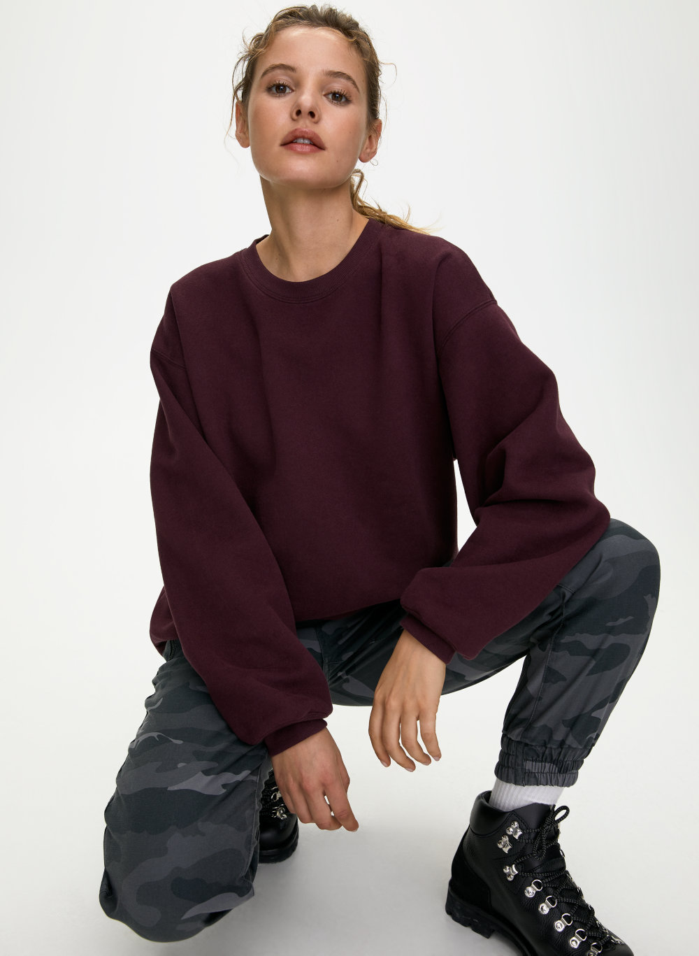 the oversized crew oversized crewneck sweatshirt