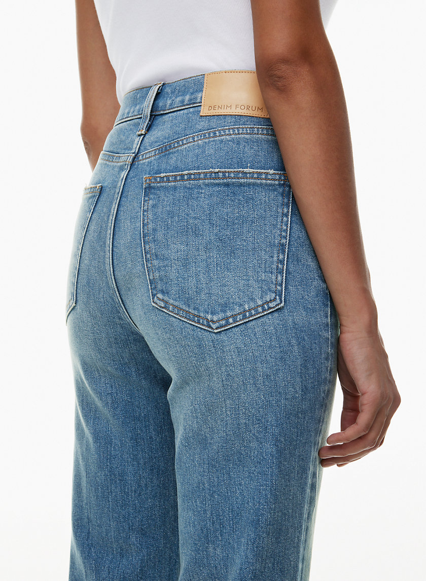 Denim Forum The Arlo Hi Rise Straight Jean Aritzia Us