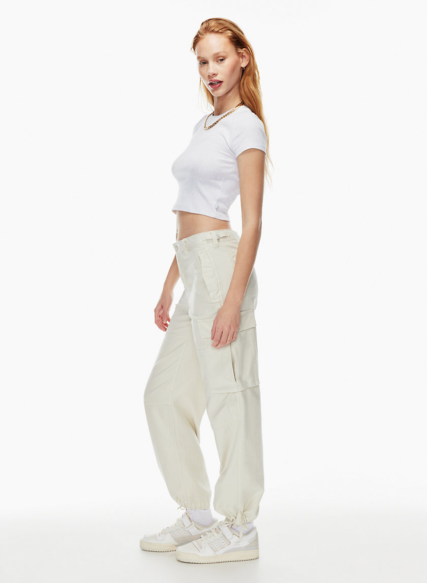 Tna Ribbed Waist T Shirt Aritzia Intl