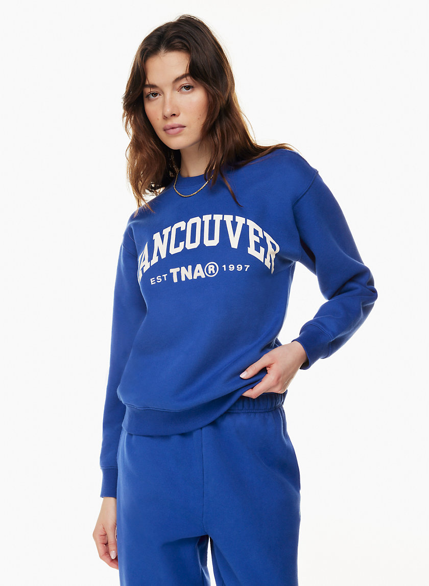 Tna Cozy Fleece Perfect Crew Sweatshirt Aritzia Us