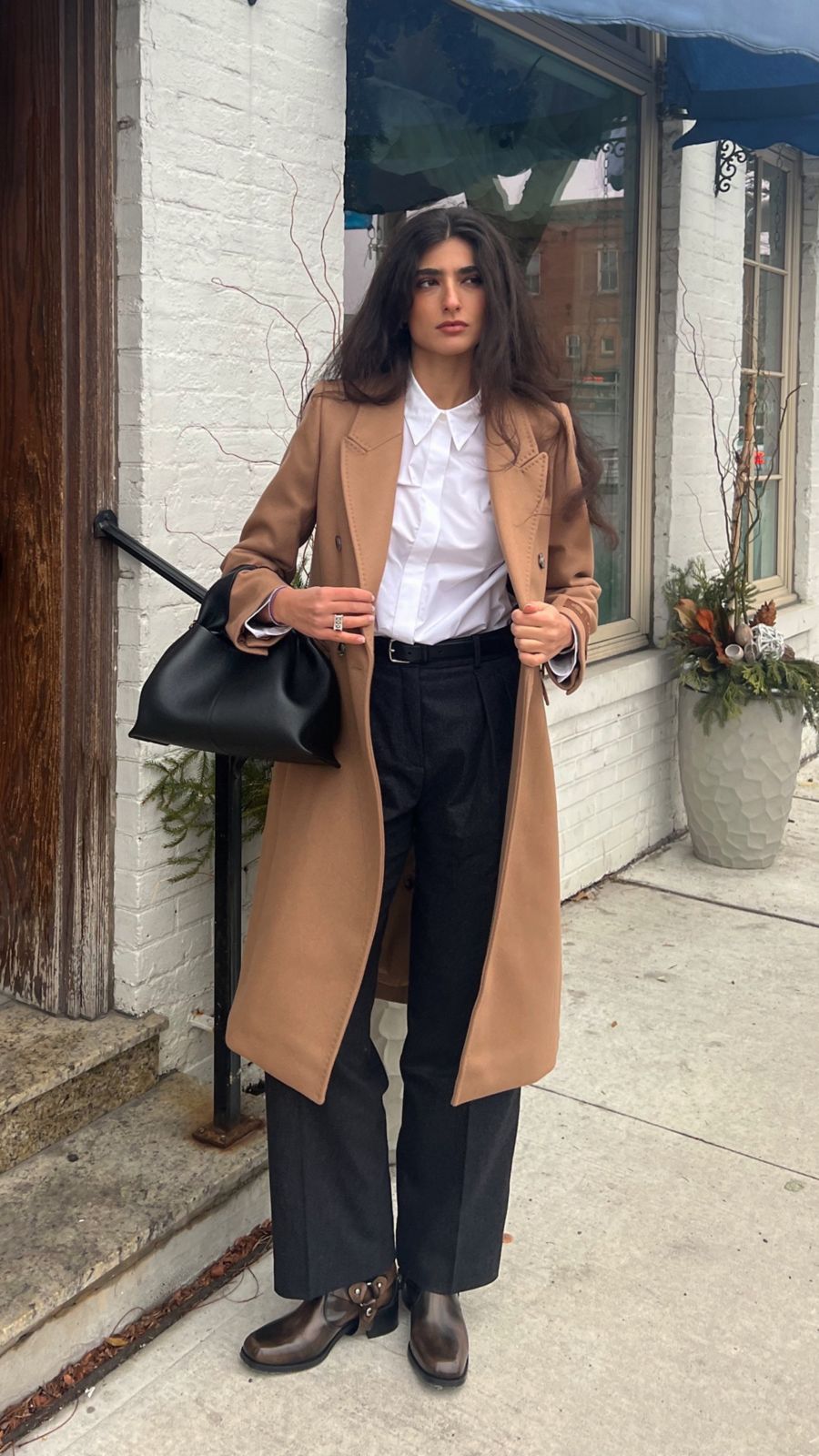 Aritzia camel clearance coat