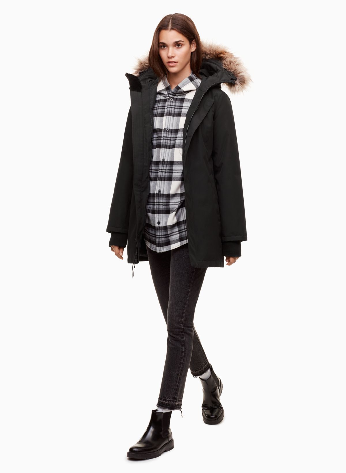 Aritzia hot sale vegan parka