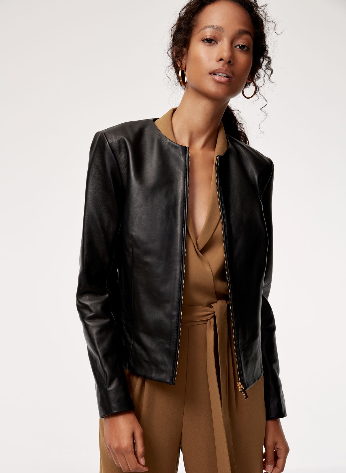 Leather jacket clearance aritzia