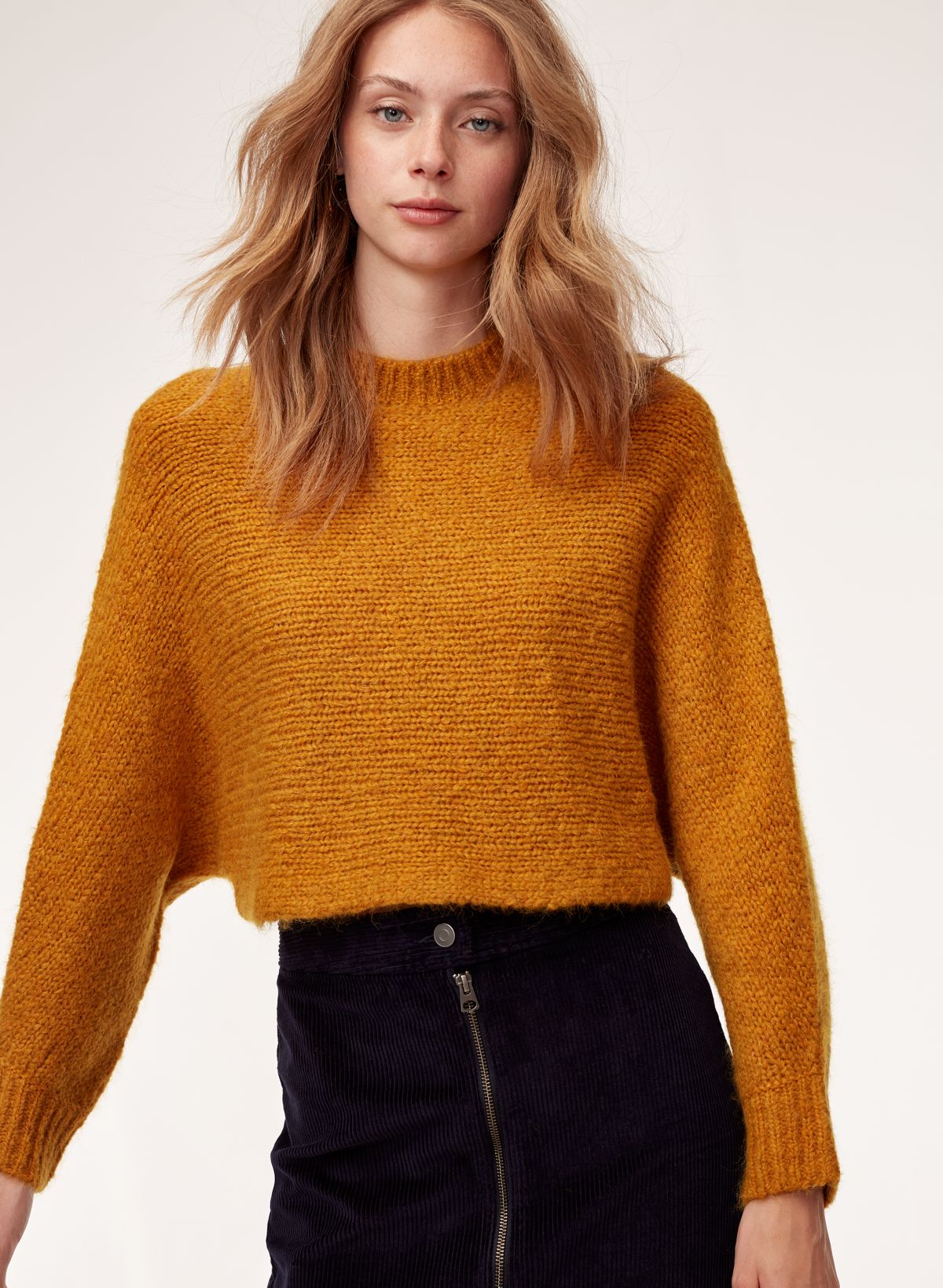 Aritzia hot sale cropped sweater