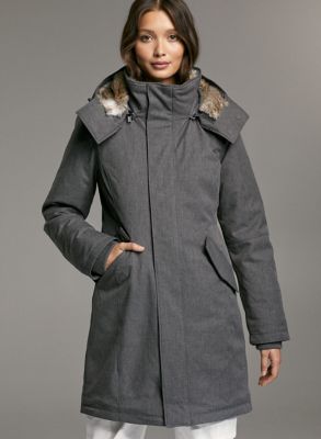 mens puffer coat fur hood