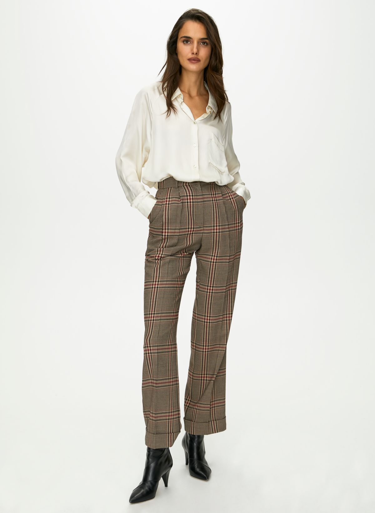 Wilfred DAVITA CHECK PANT | Aritzia CA