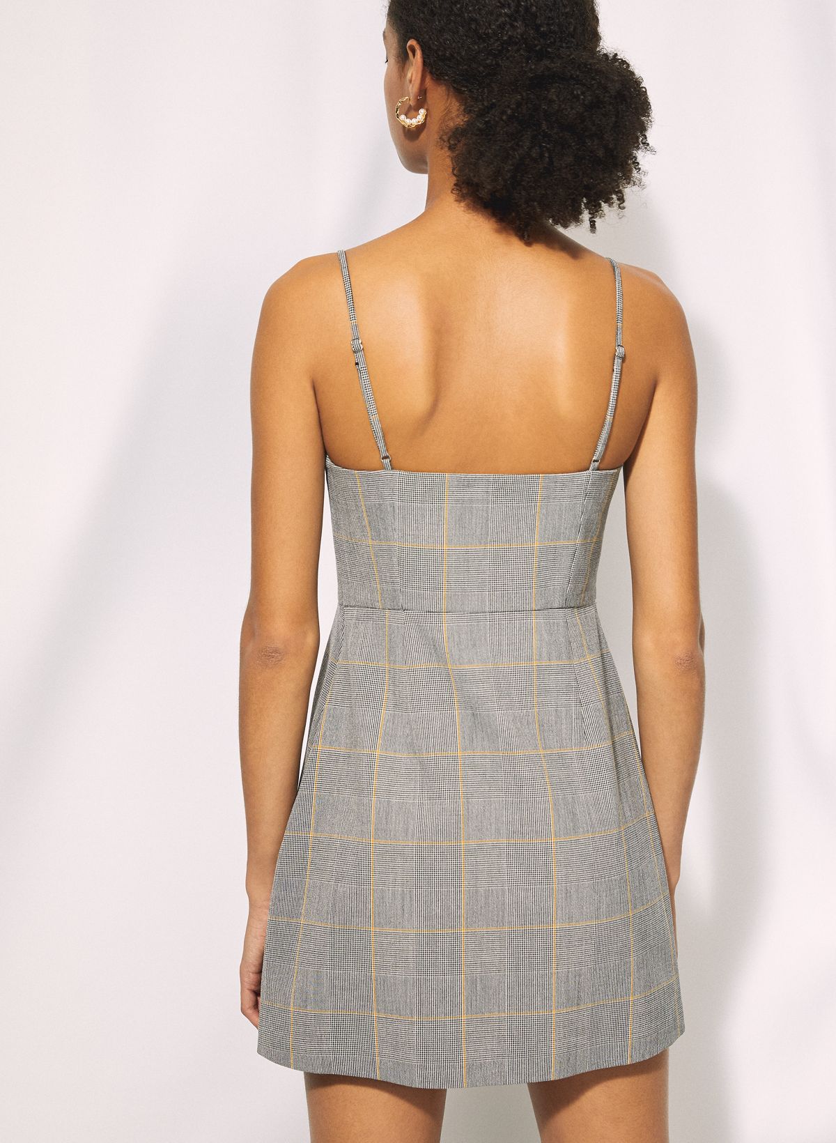 Micro Check Mini Dress - Women - Ready-to-Wear