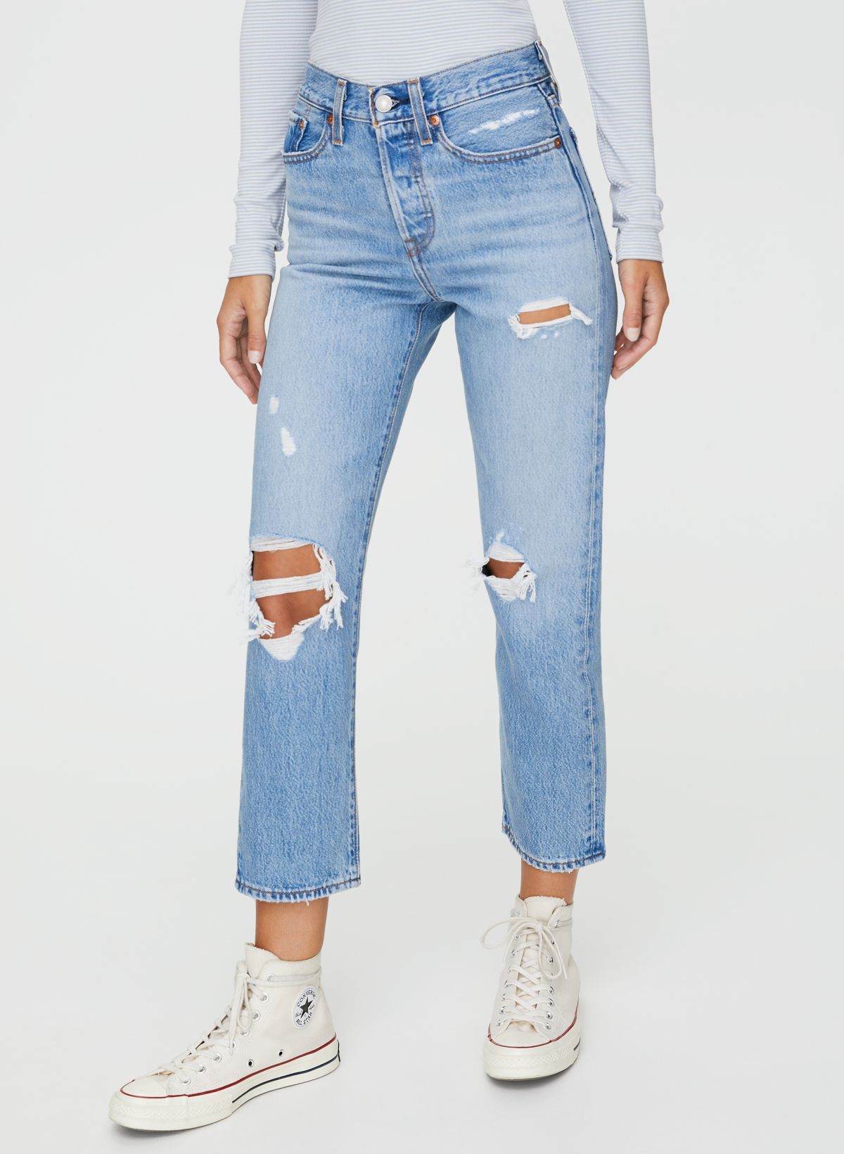 Levi's wedgie store ripped jeans