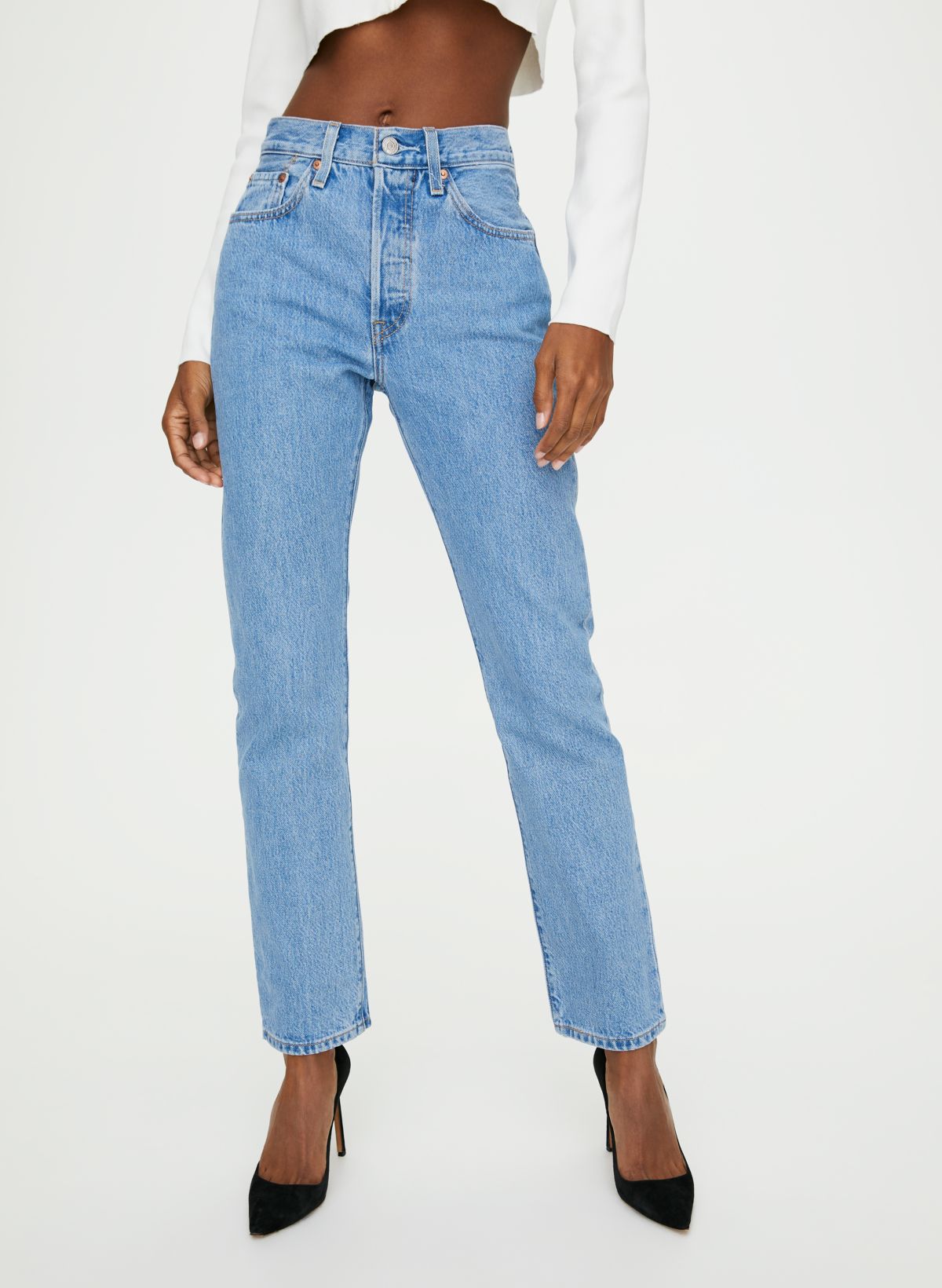 Levi's straight cut store jeans womens