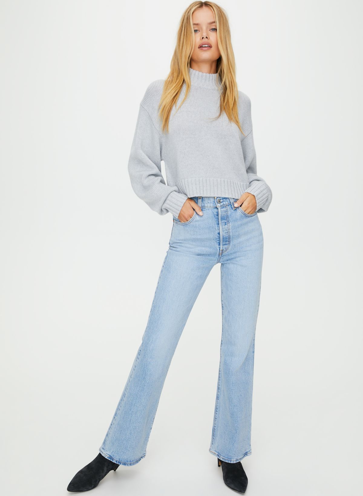 Levi's Ribcage Crop Flare Jeans, Shopbop