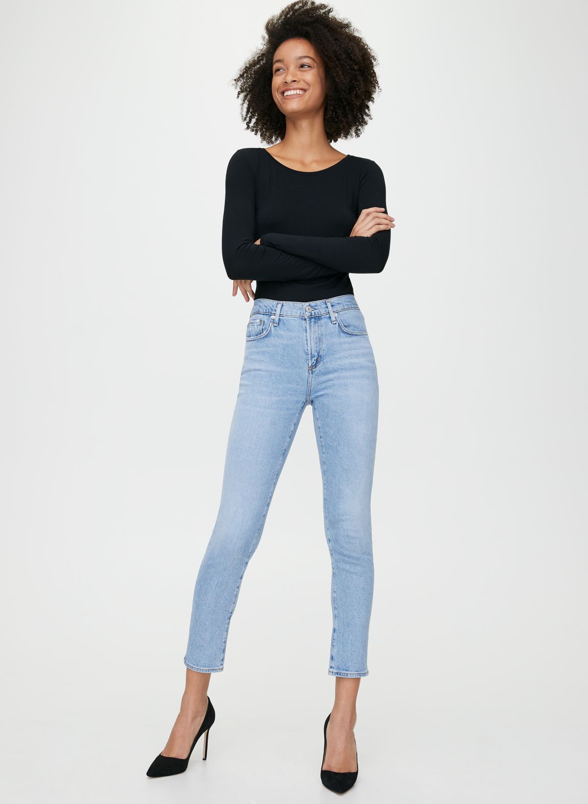 Agolde toni mid rise sales straight jeans