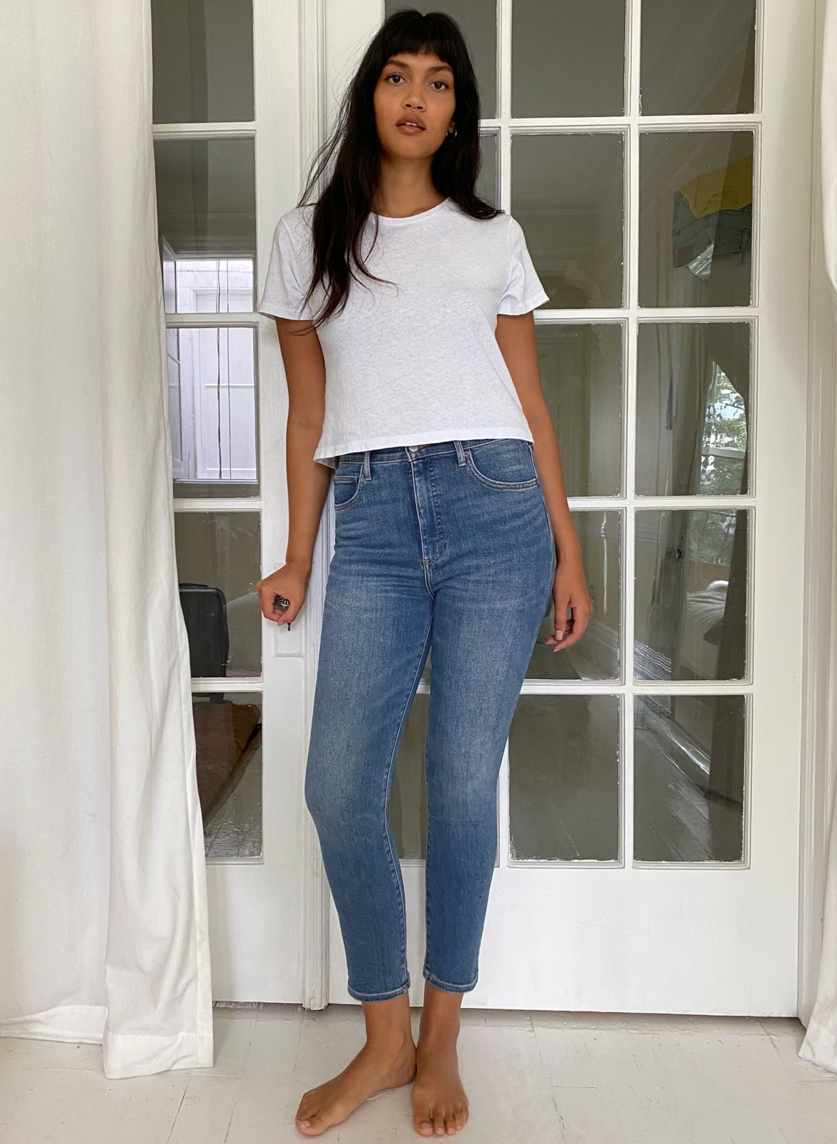 Denim Forum THE LOLA HIGH RISE SKINNY 26L | Aritzia US