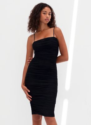 aritzia black bodycon dress