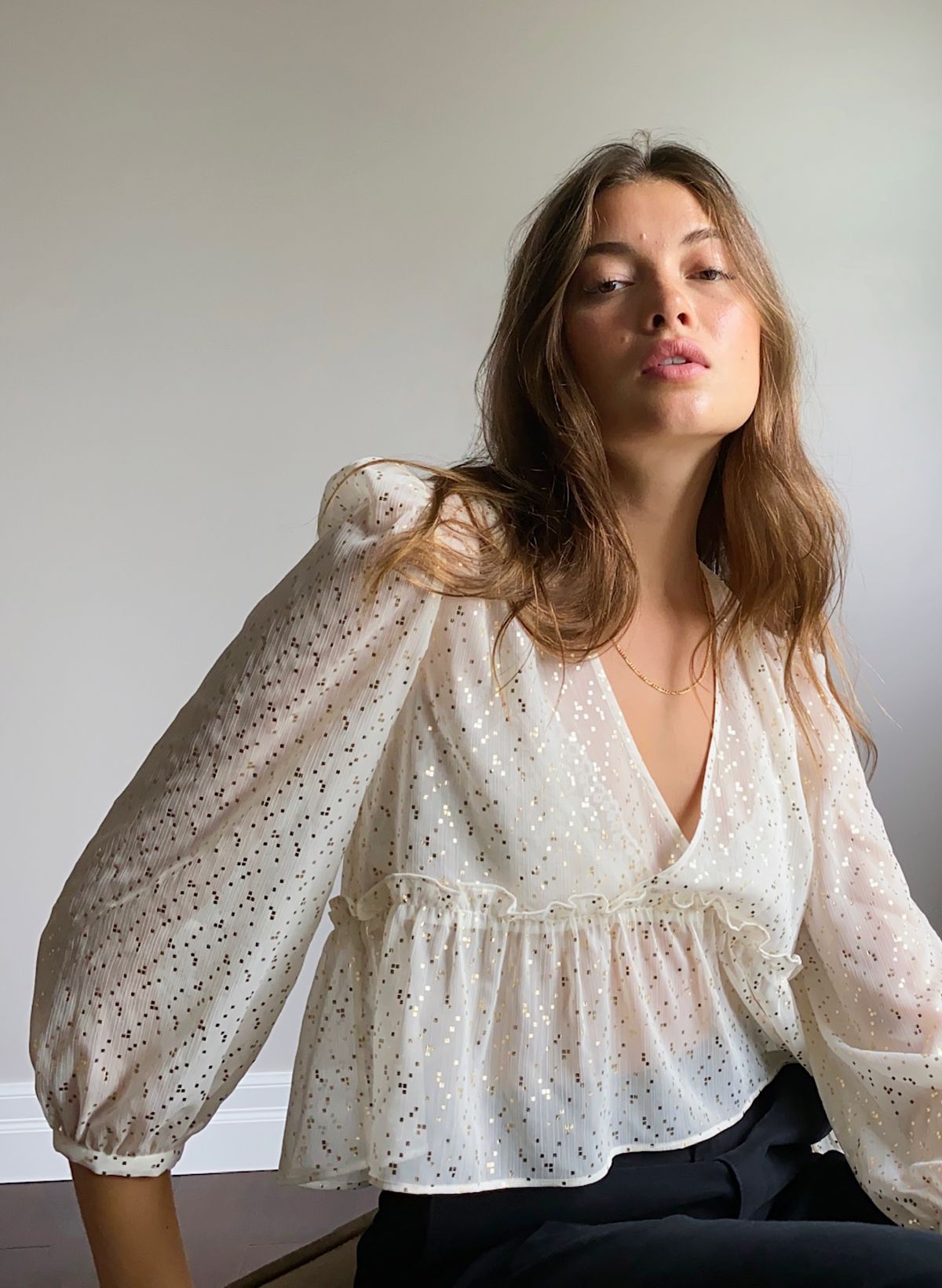 Sunday Best JINX BLOUSE | Aritzia US
