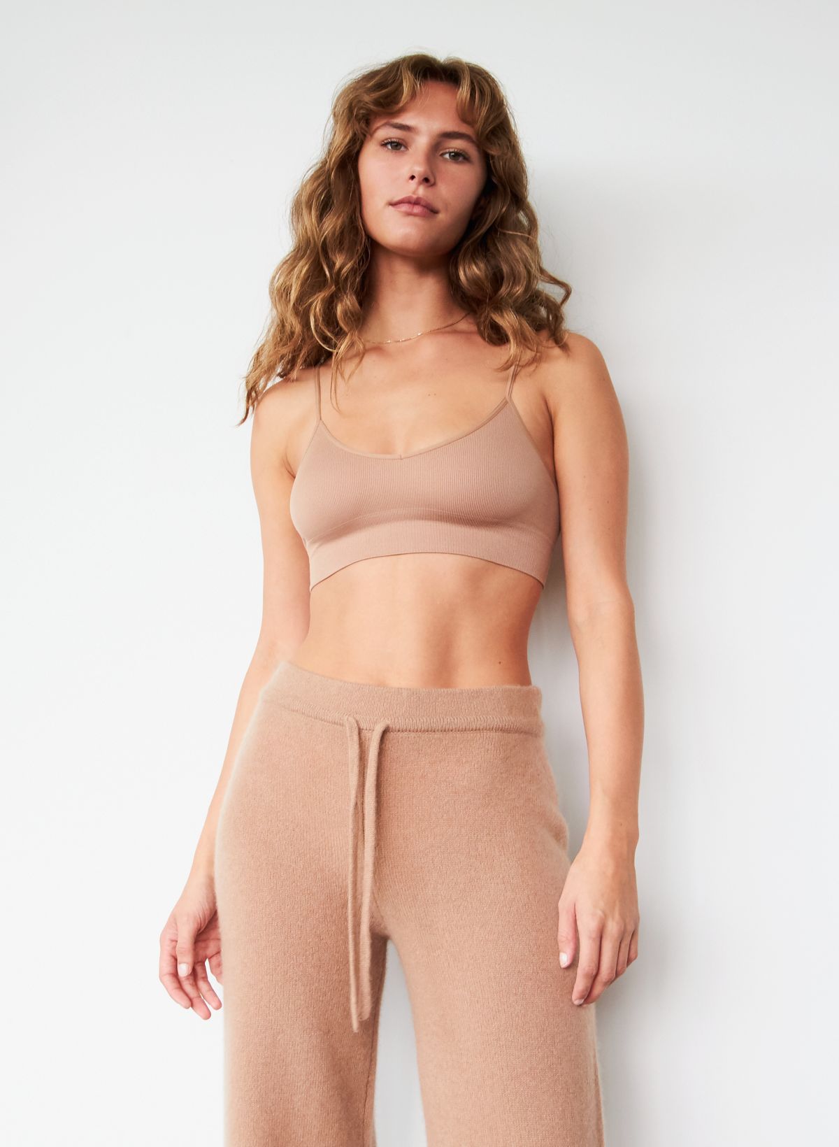 Rib Seamless Bra Nude - Be On Move