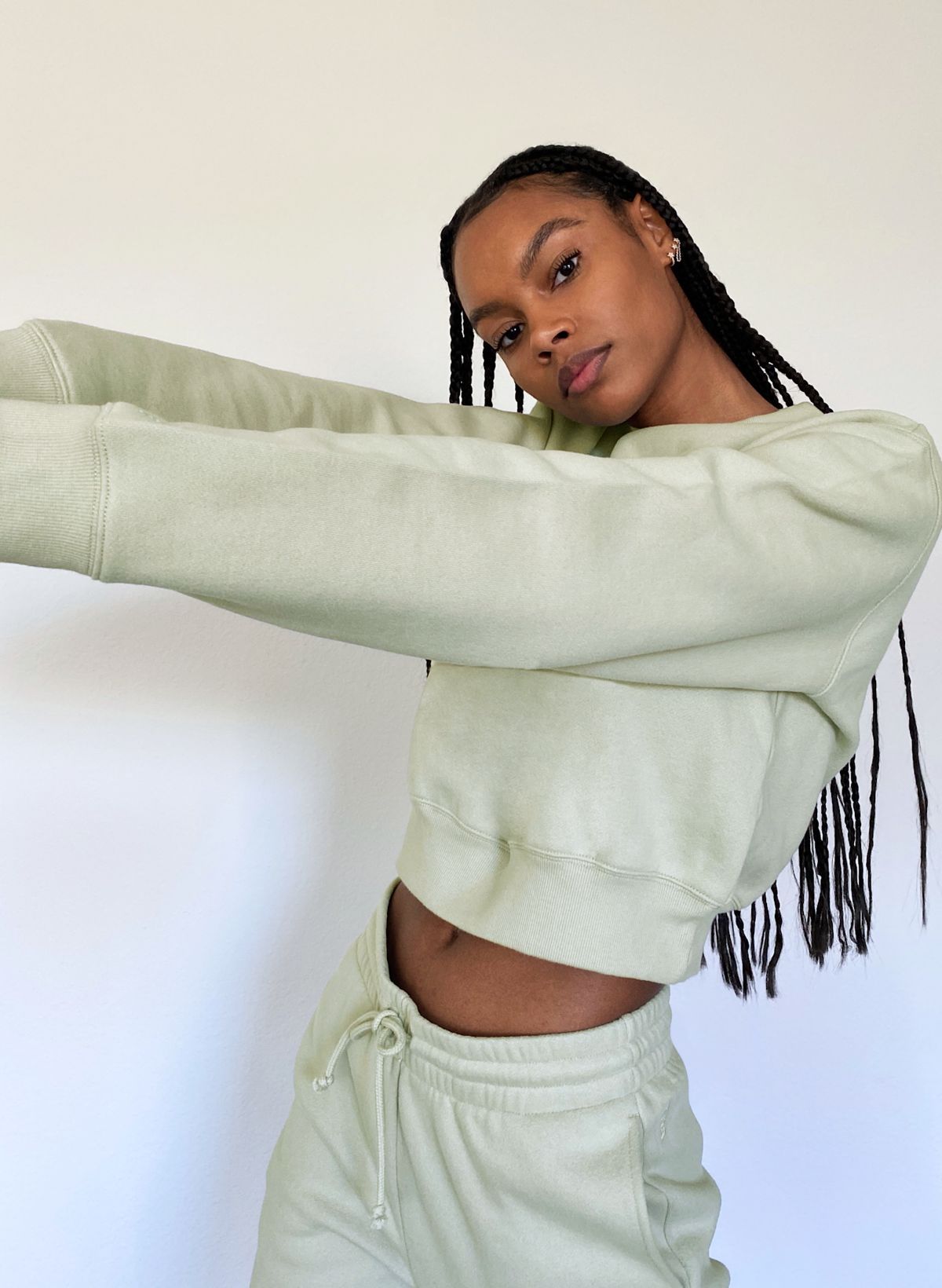 Tna COZY FLEECE PERFECT SHRUNKEN SWEATSHIRT | Aritzia CA