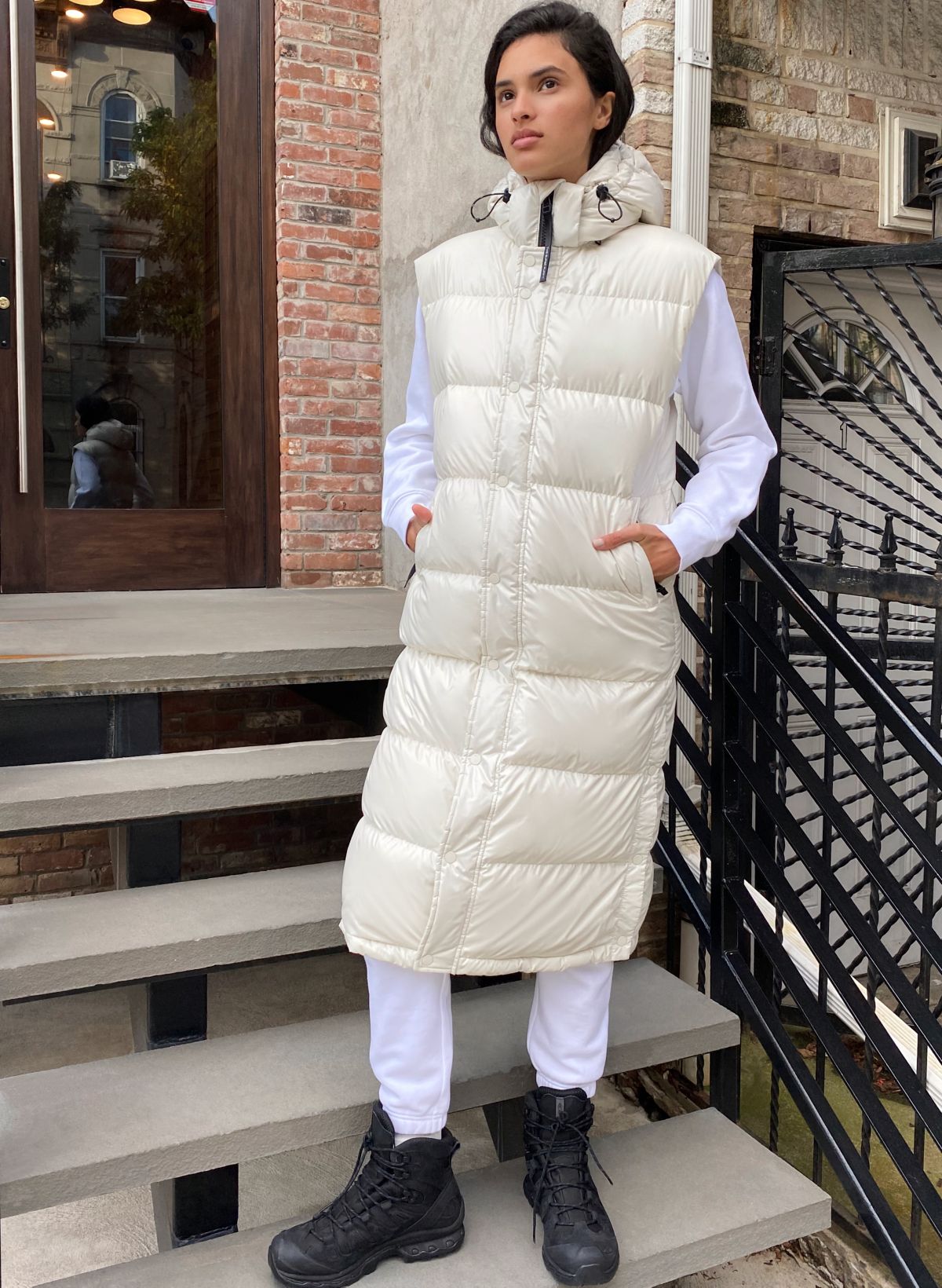 Longline Puffer Vest 765