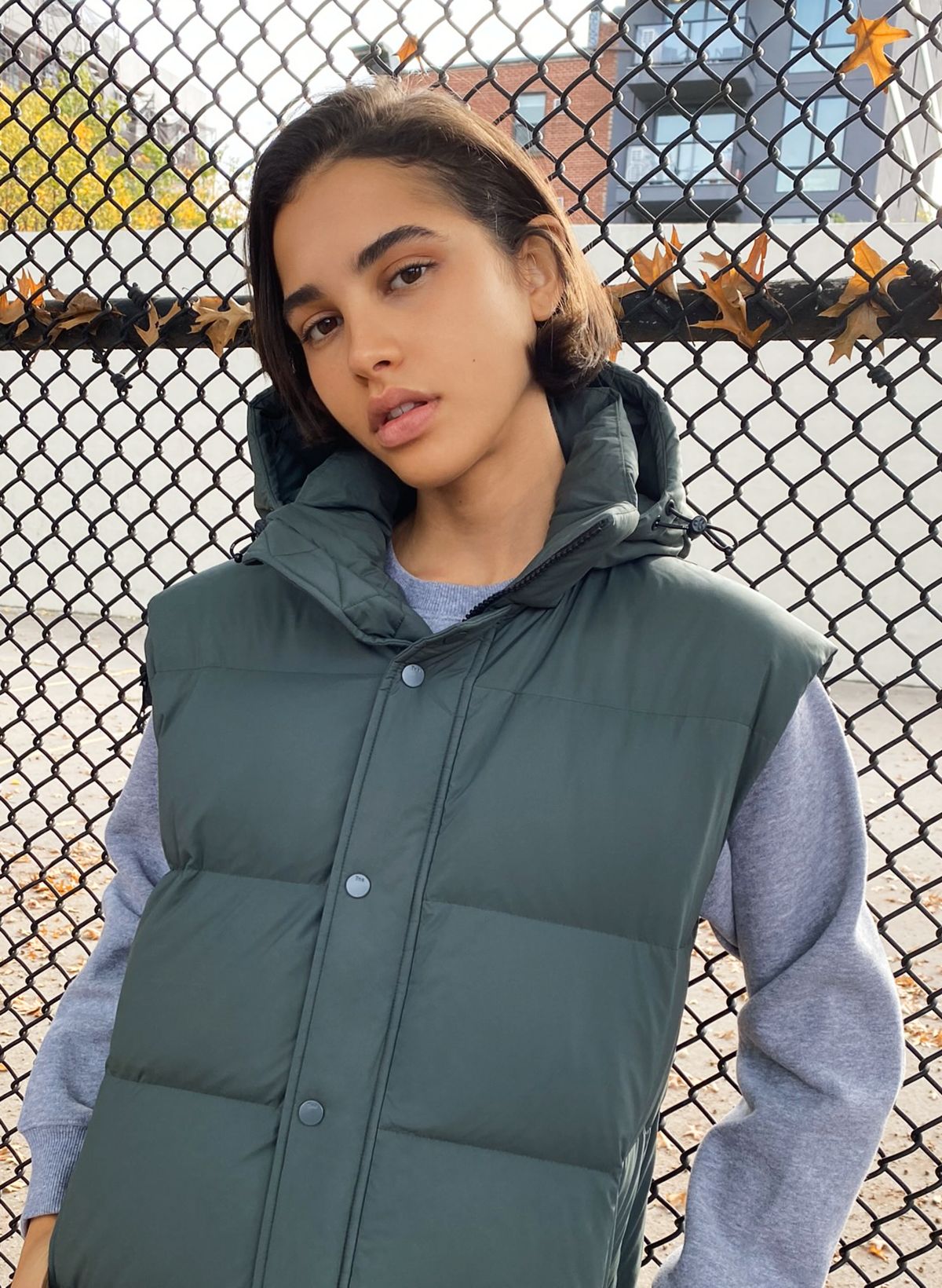 Western Super Puffer Vest - Blue