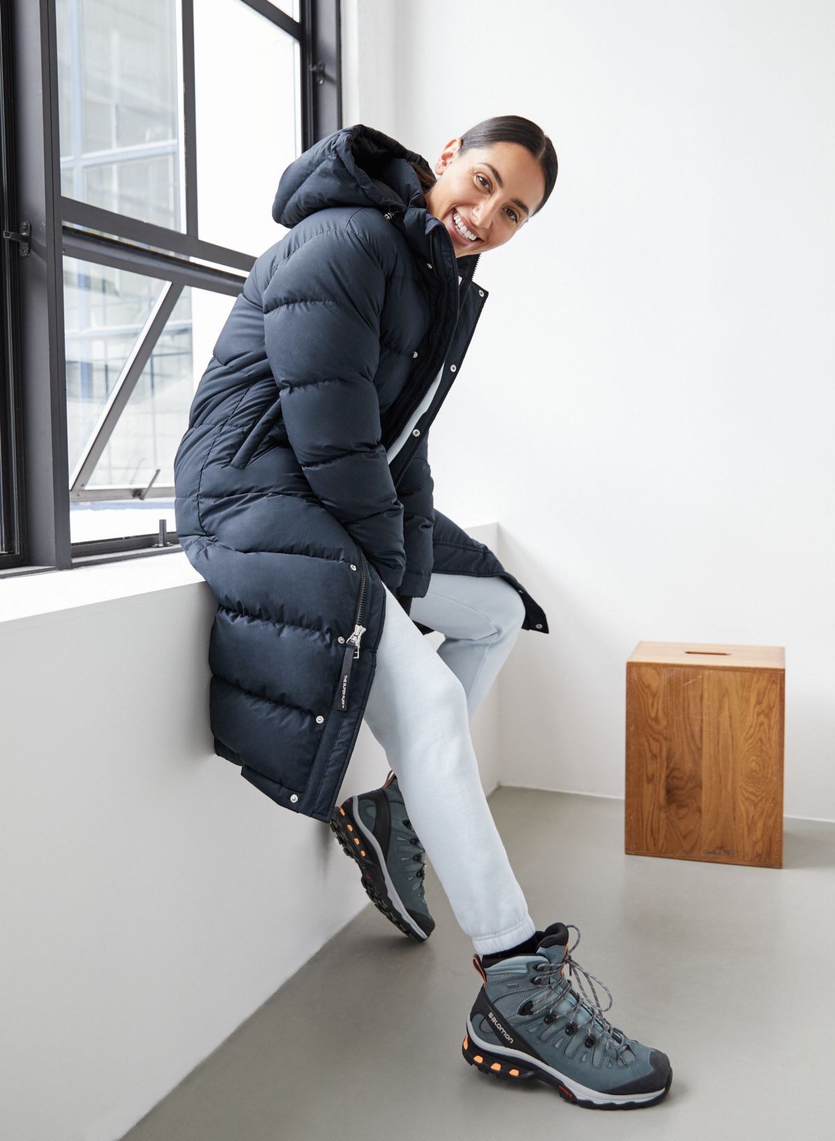 Aritzia puffer jacket on sale long