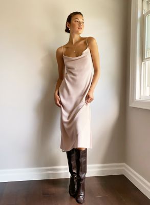 aritzia wilfred silk dress