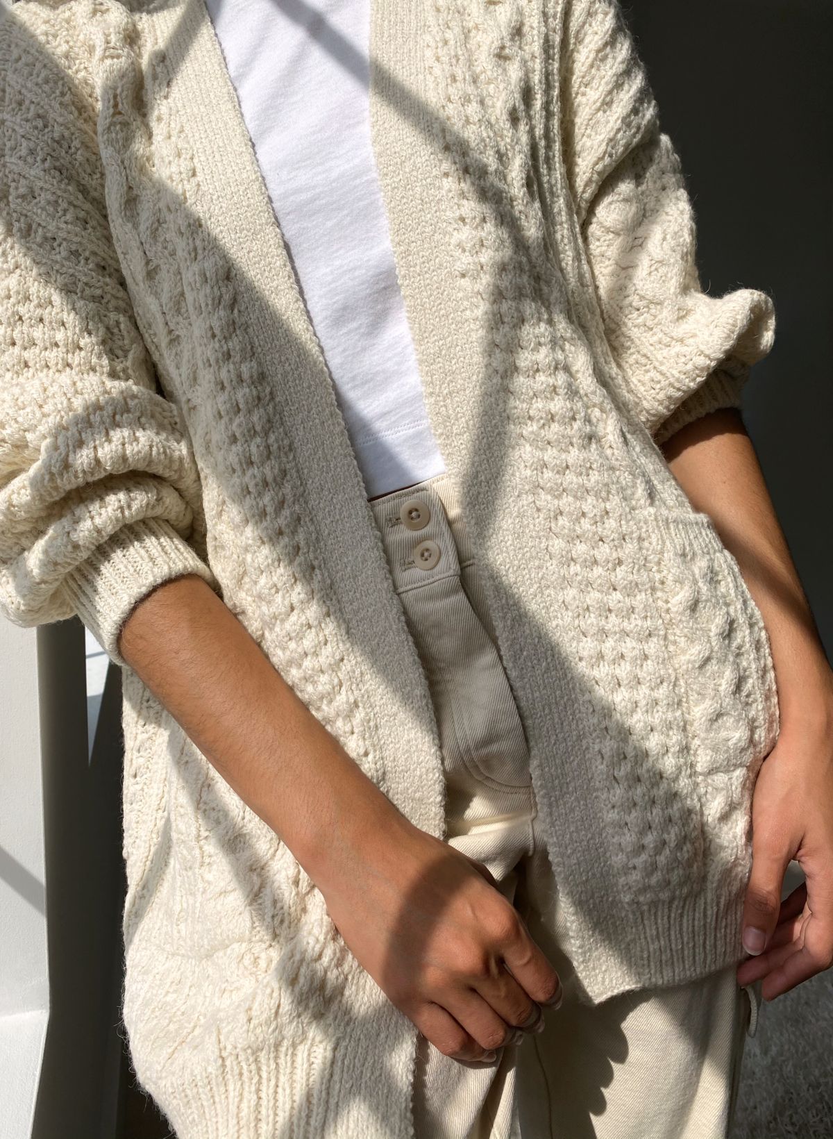 Wilfred Free CABLE KNIT CARDIGAN