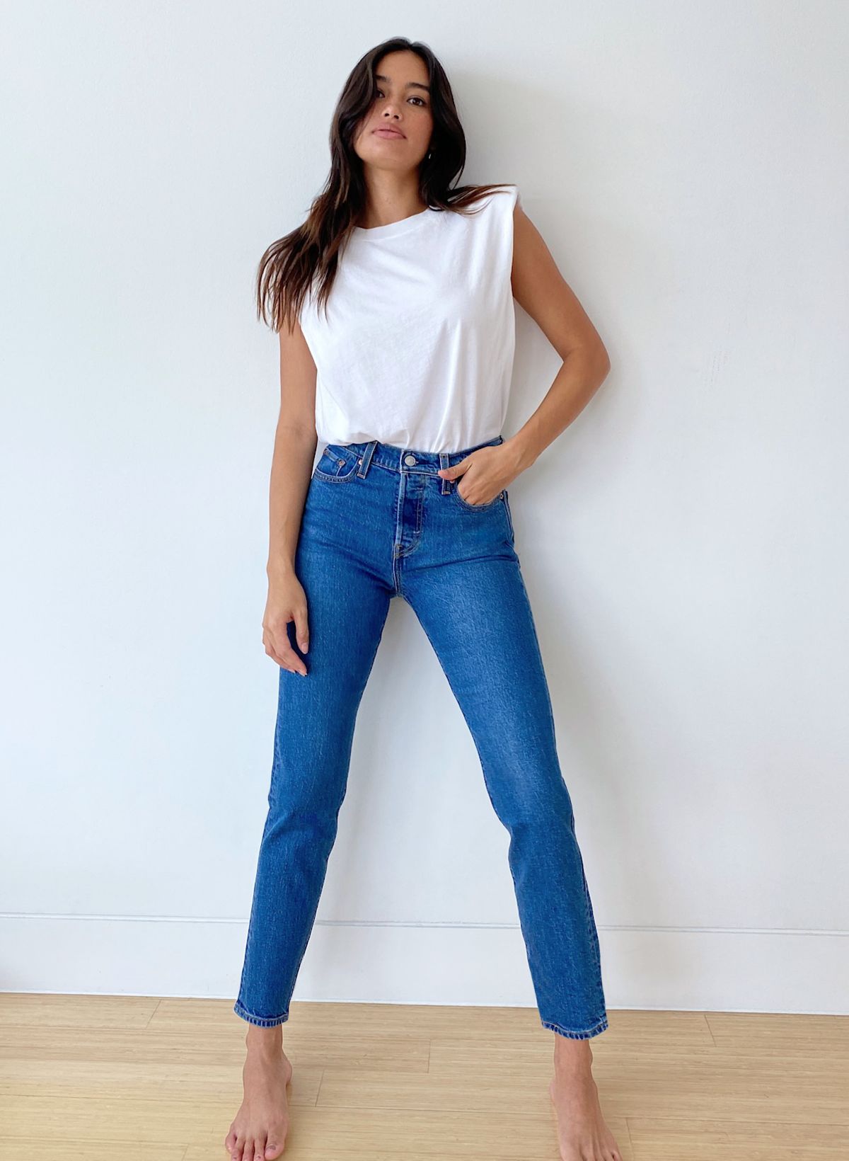 Levi wedgie icon high cheap rise jeans