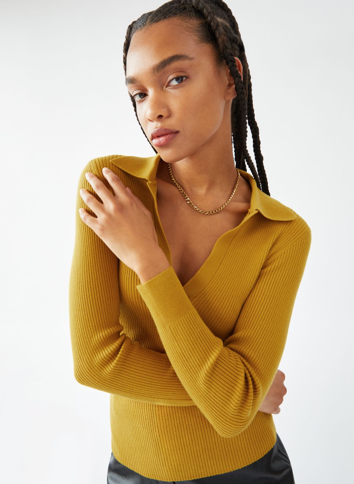 Aritzia 2025 yellow sweater