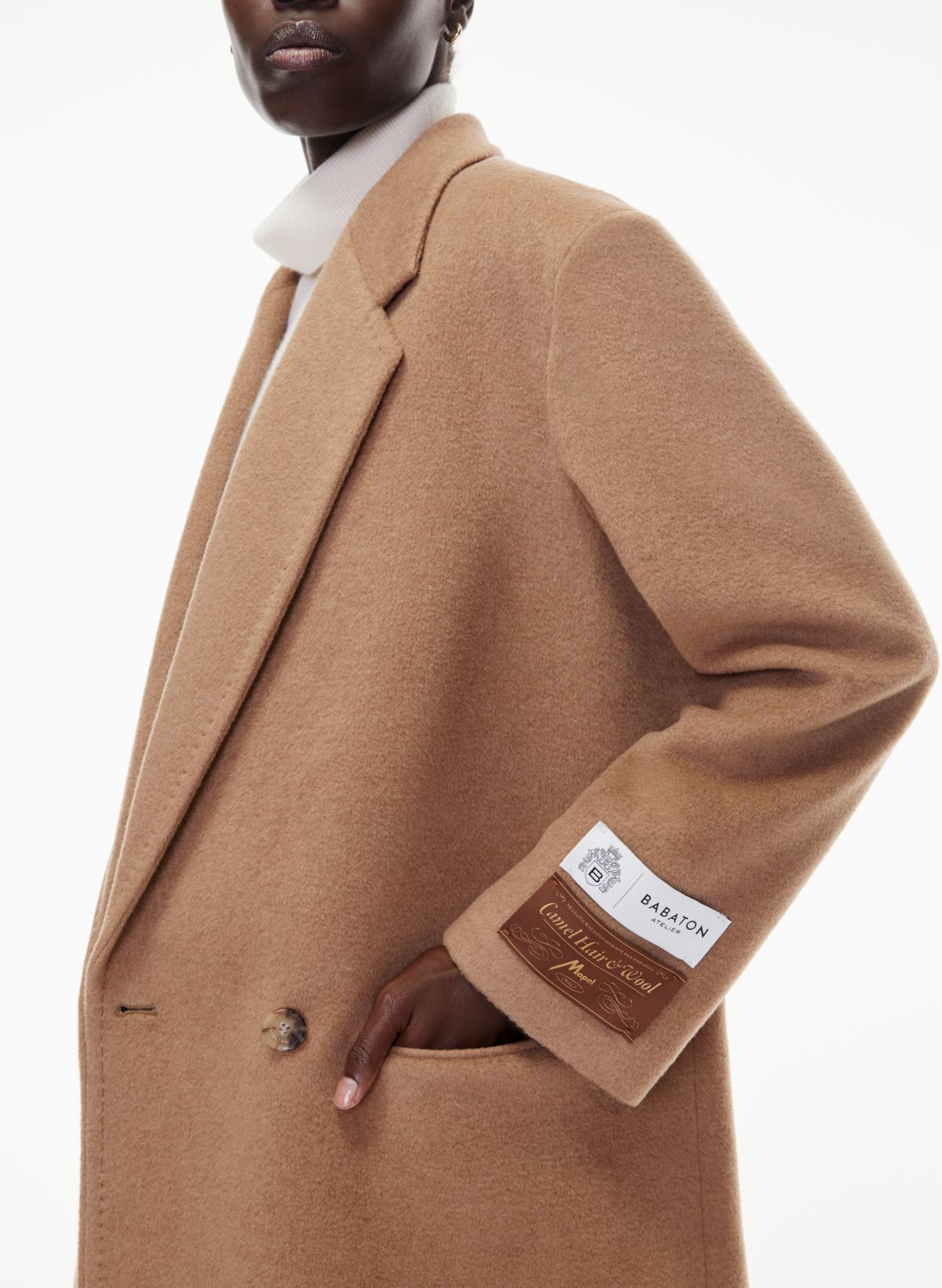 Jackets & Coats, Premium Double Breasted Italian Wool Tailored Coat