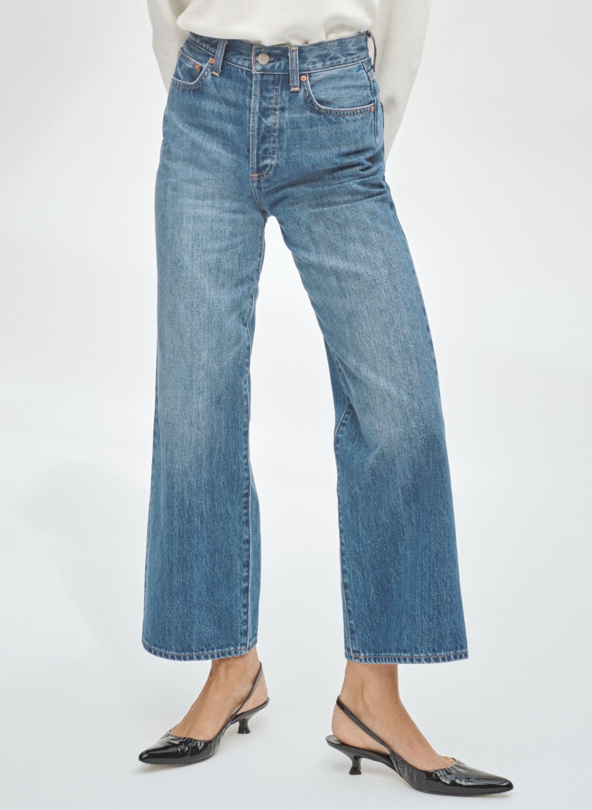 Denim Forum THE FARRAH WIDE LEG, Aritzia