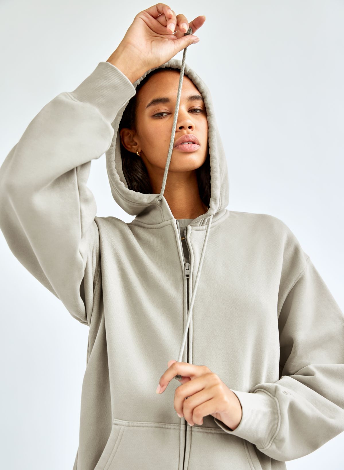 Tna COZY FLEECE BOYFRIEND ZIP HOODIE | Aritzia US