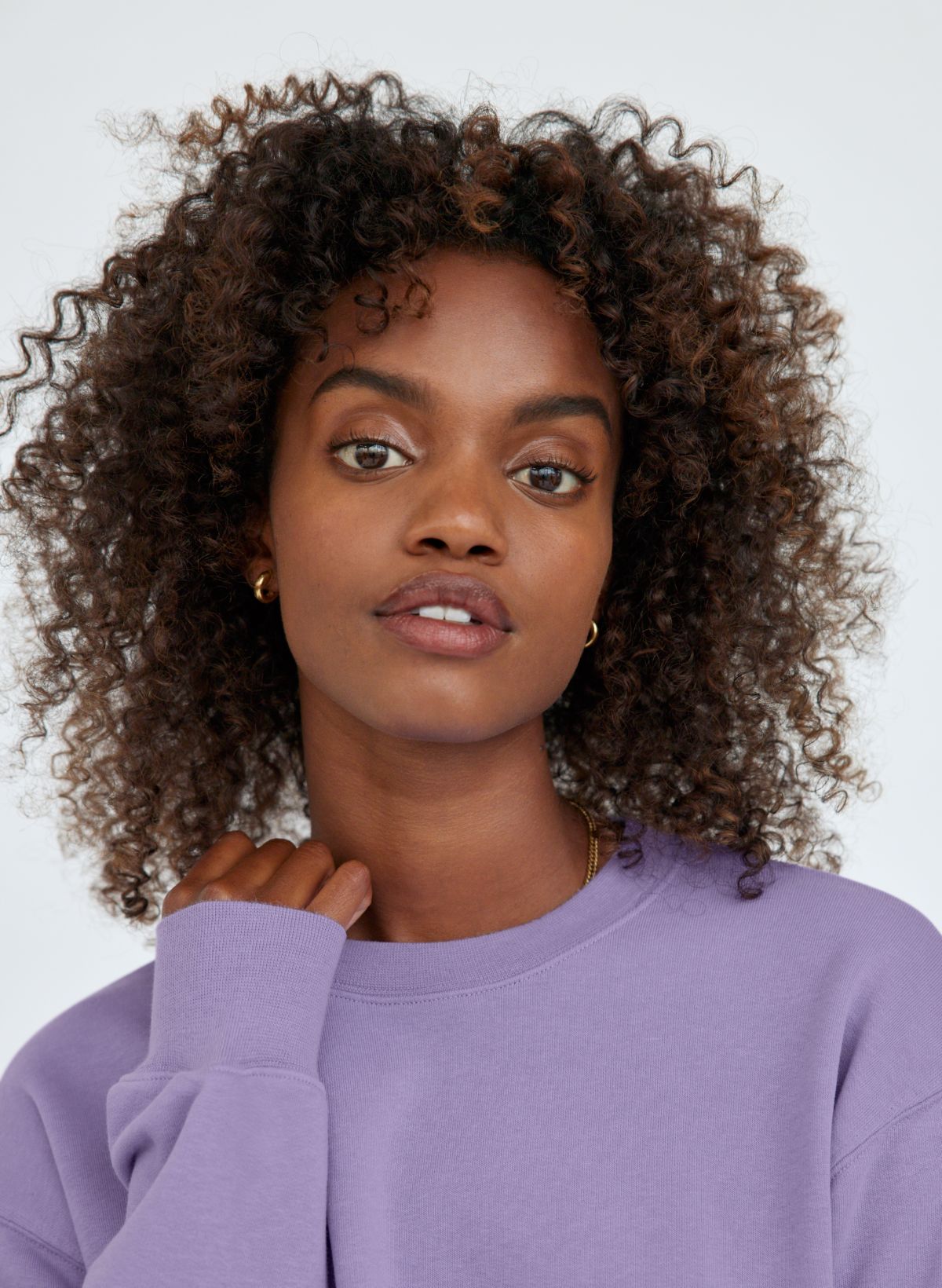 Aritzia shop purple sweater