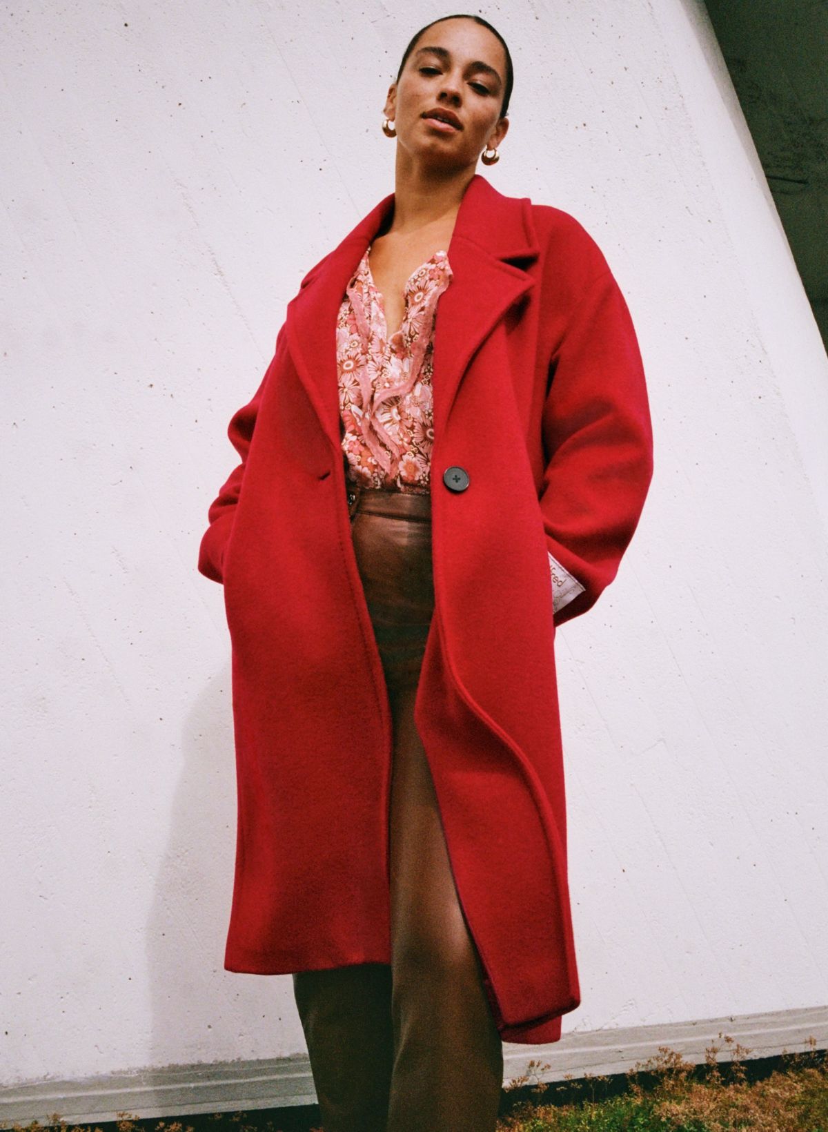 New Adventures in a Red Leather Trench Coat - PetiteOver40