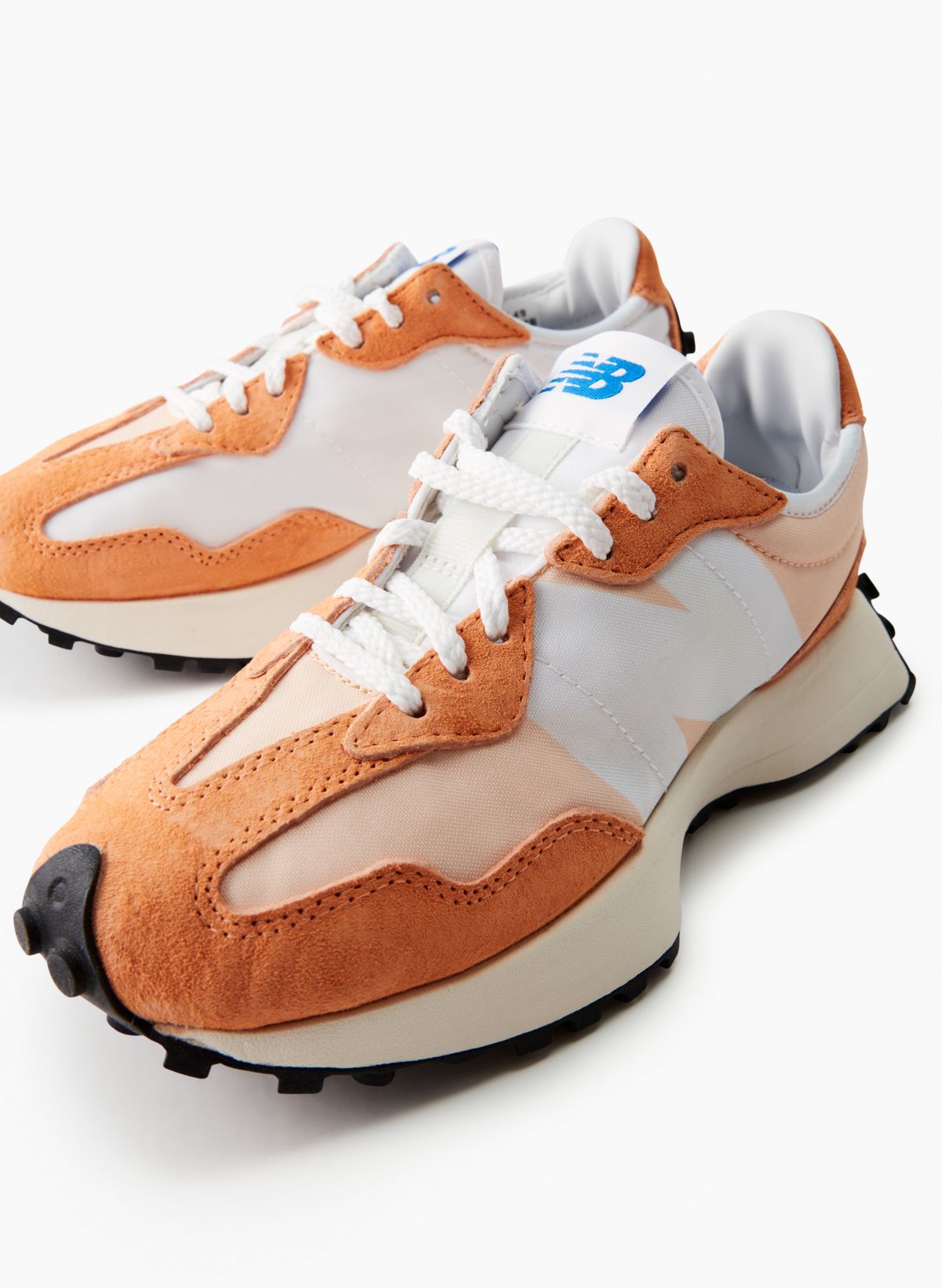 NEW BALANCE 327, Orange Women's Sneakers