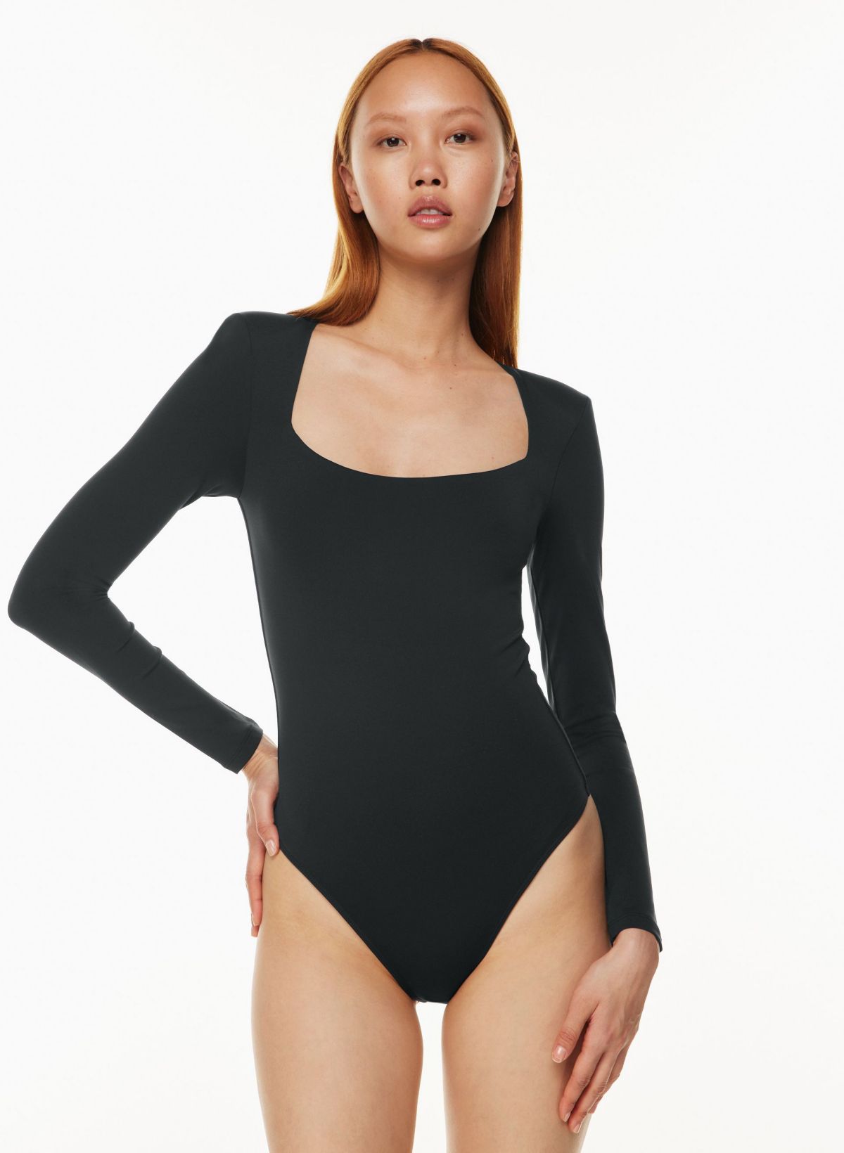 Aritzia Babaton Contour Bodysuit Gray - $32 (36% Off Retail) - From Alex