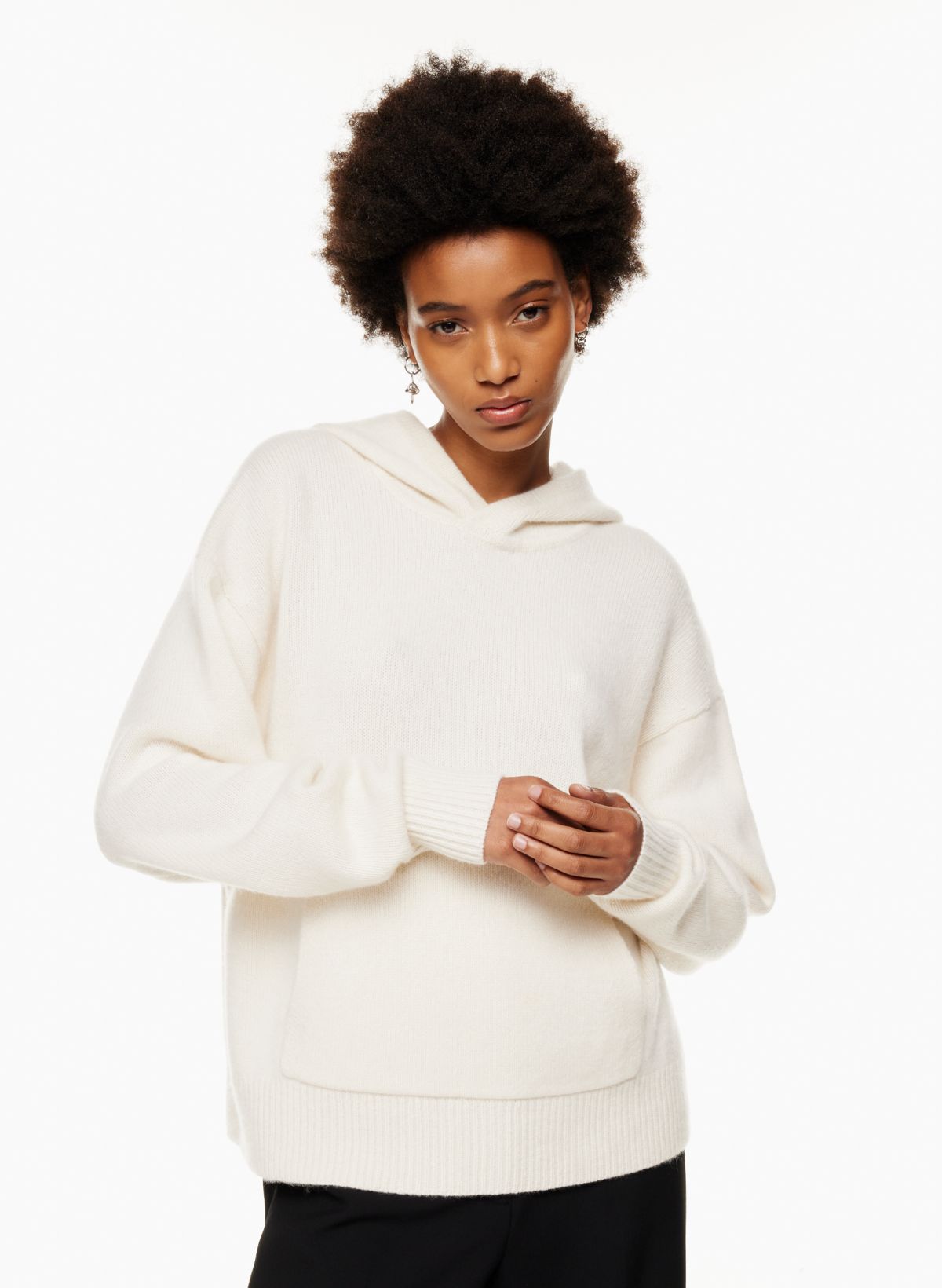 Cashmere hoodie hotsell