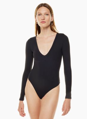 long sleeve vneck bodysuit