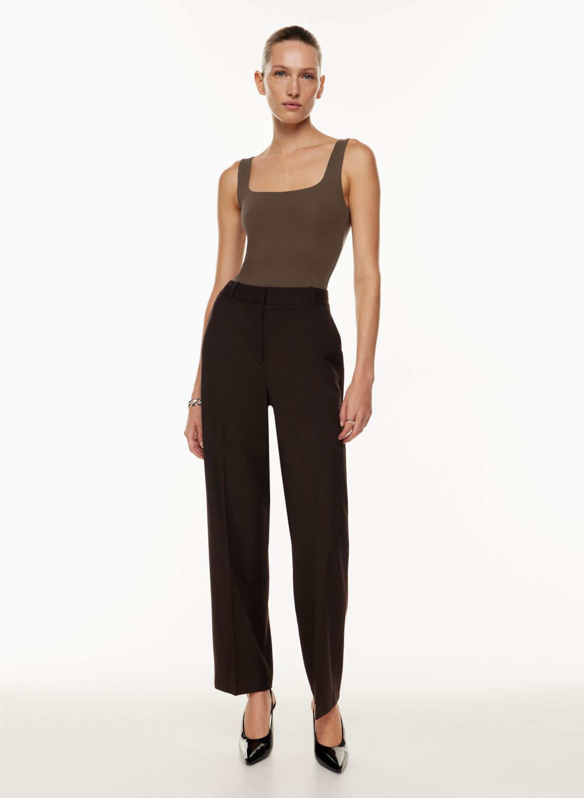 Aritzia Babaton Contour Body Suit Brown Size M - $67 New With
