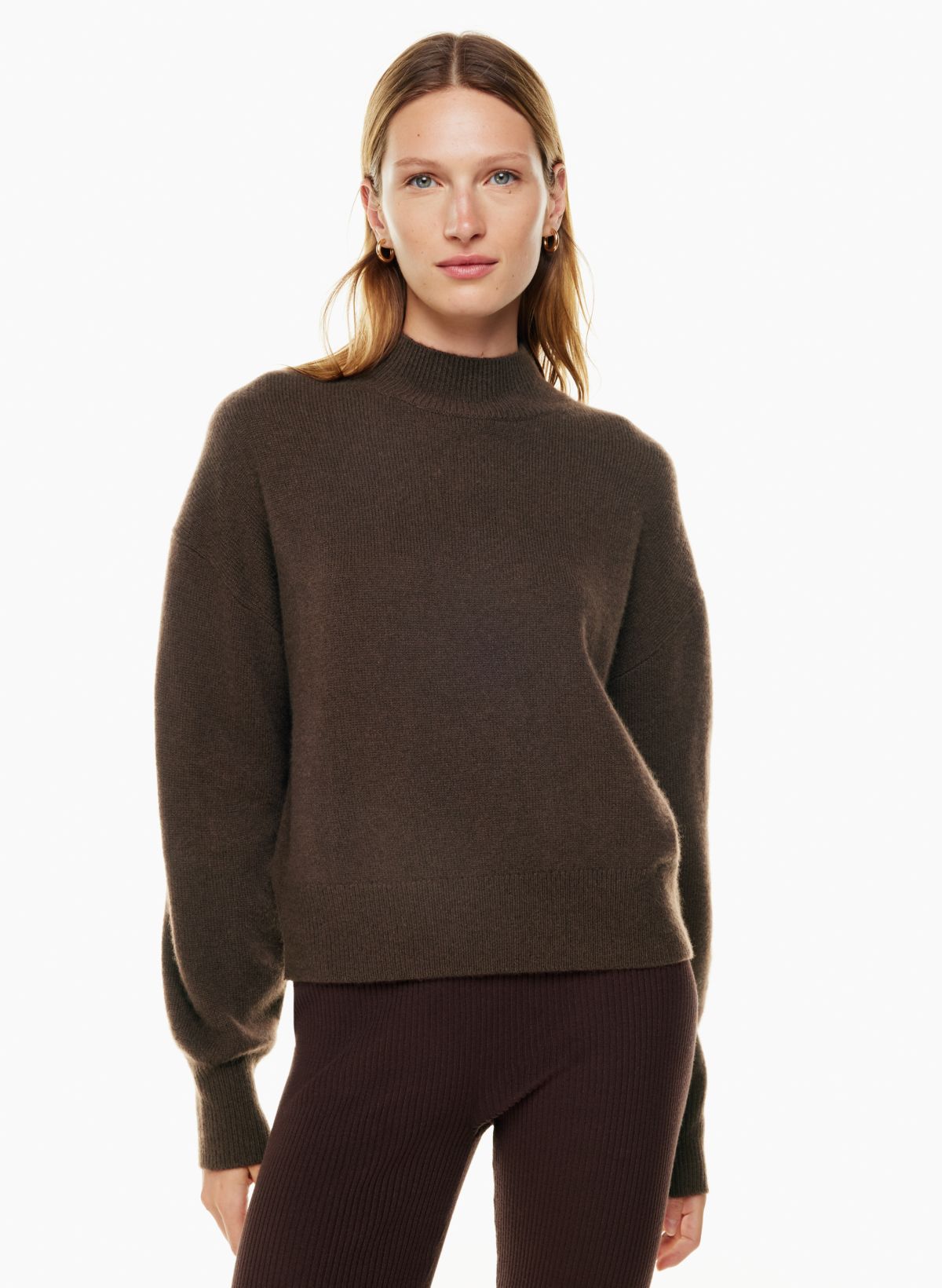 Women Sweaters Cashmere Knit Pullovers Thicker Mock Collar Long Sleeve  Seeater, Beige, Medium : : Clothing, Shoes & Accessories