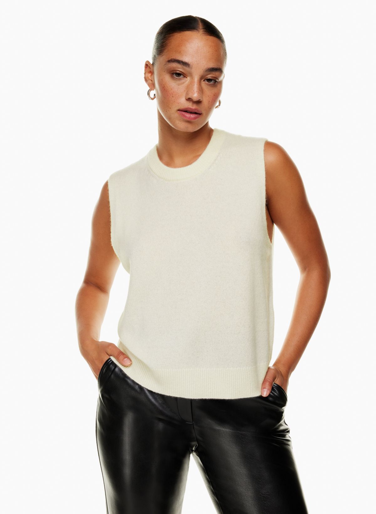 Babaton ORTA LUXE CASHMERE SWEATER VEST | Aritzia CA