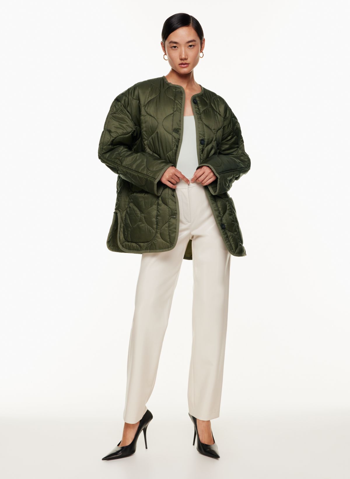 Babaton EVERGREEN QUILTED JACKET