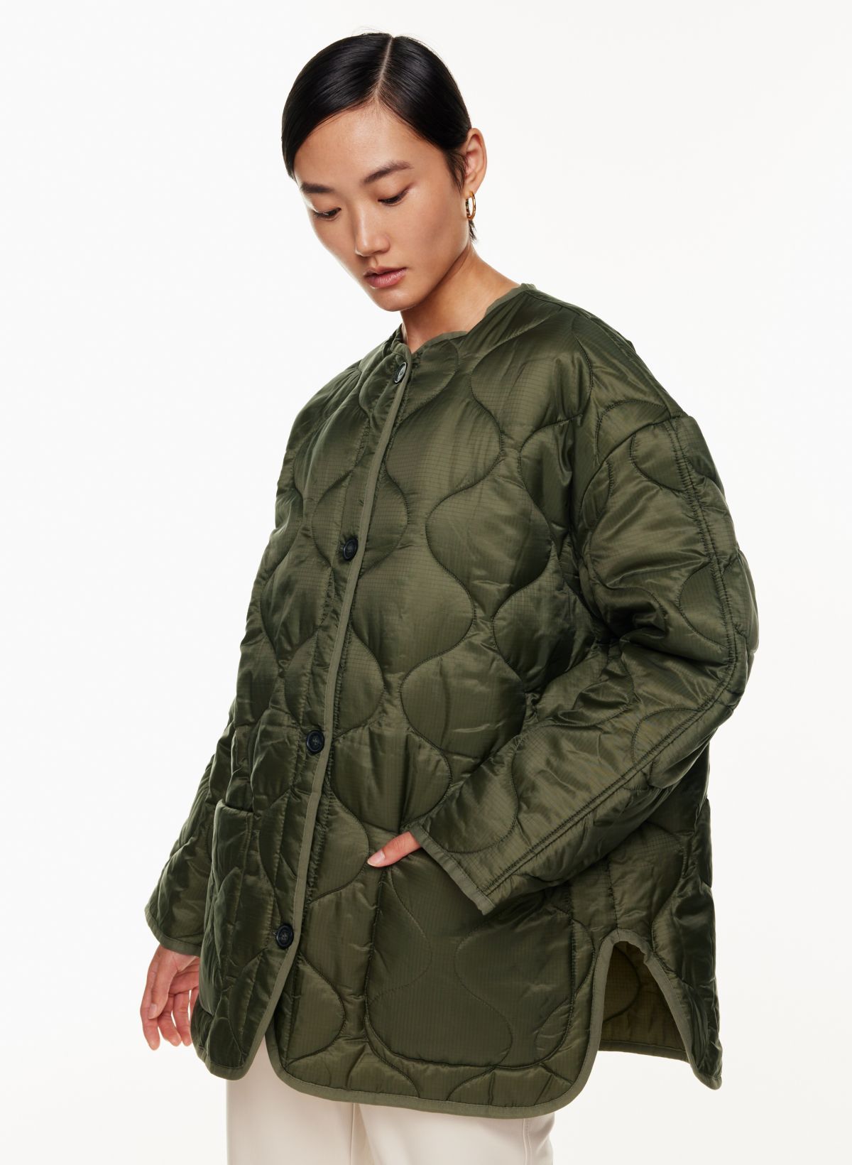 Babaton EVERGREEN QUILTED JACKET