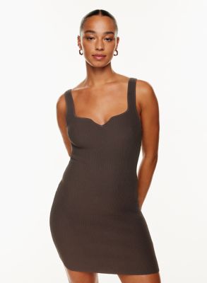 aritzia sculpt knit dress