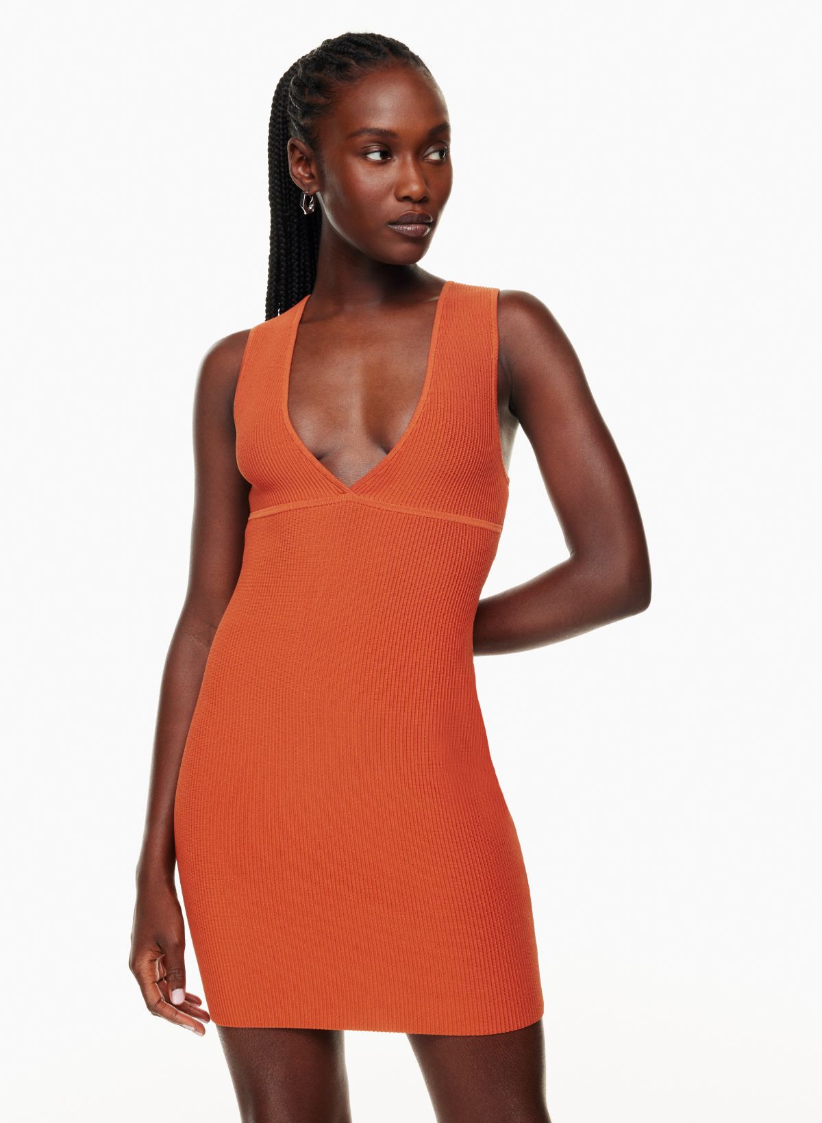 Babaton DEEP V DRESS | Aritzia US