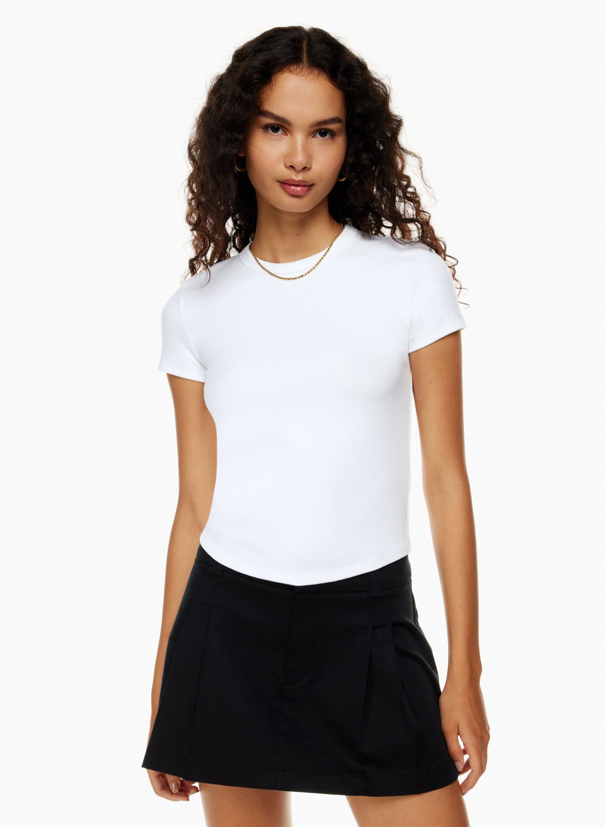 Sunday Best LITTLE RIBBED HIP T-SHIRT | Aritzia US