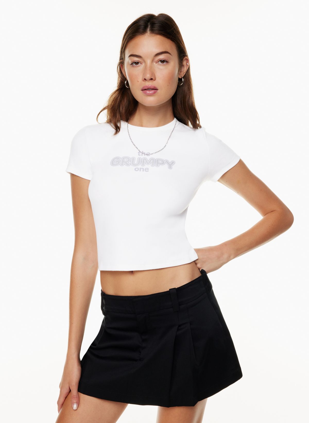Sunday Best Women's Little Ribbed Cropped T-Shirt