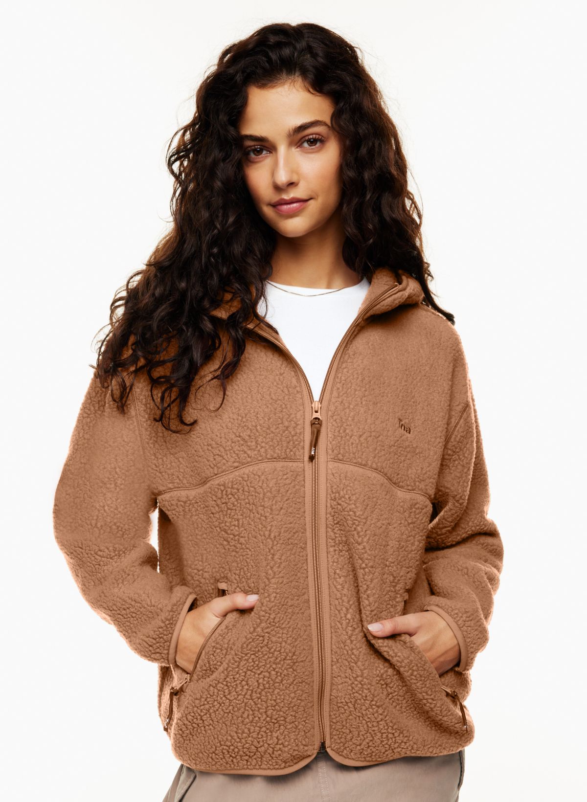 Monogram Hooded Denim Jacket - Luxury Brown