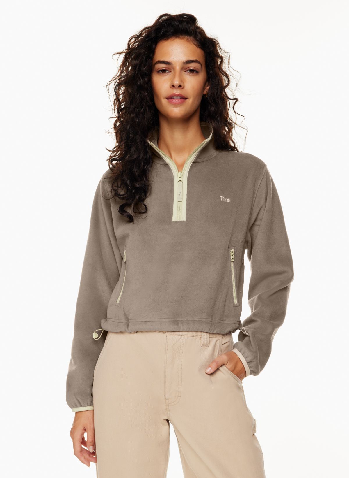 Aritzia half zip discount sweater