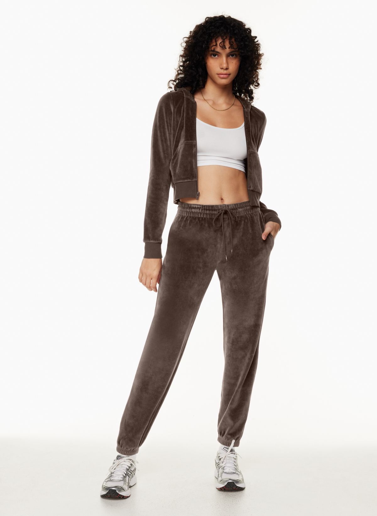 Tna VELOUR ZIP HOODIE | Aritzia US