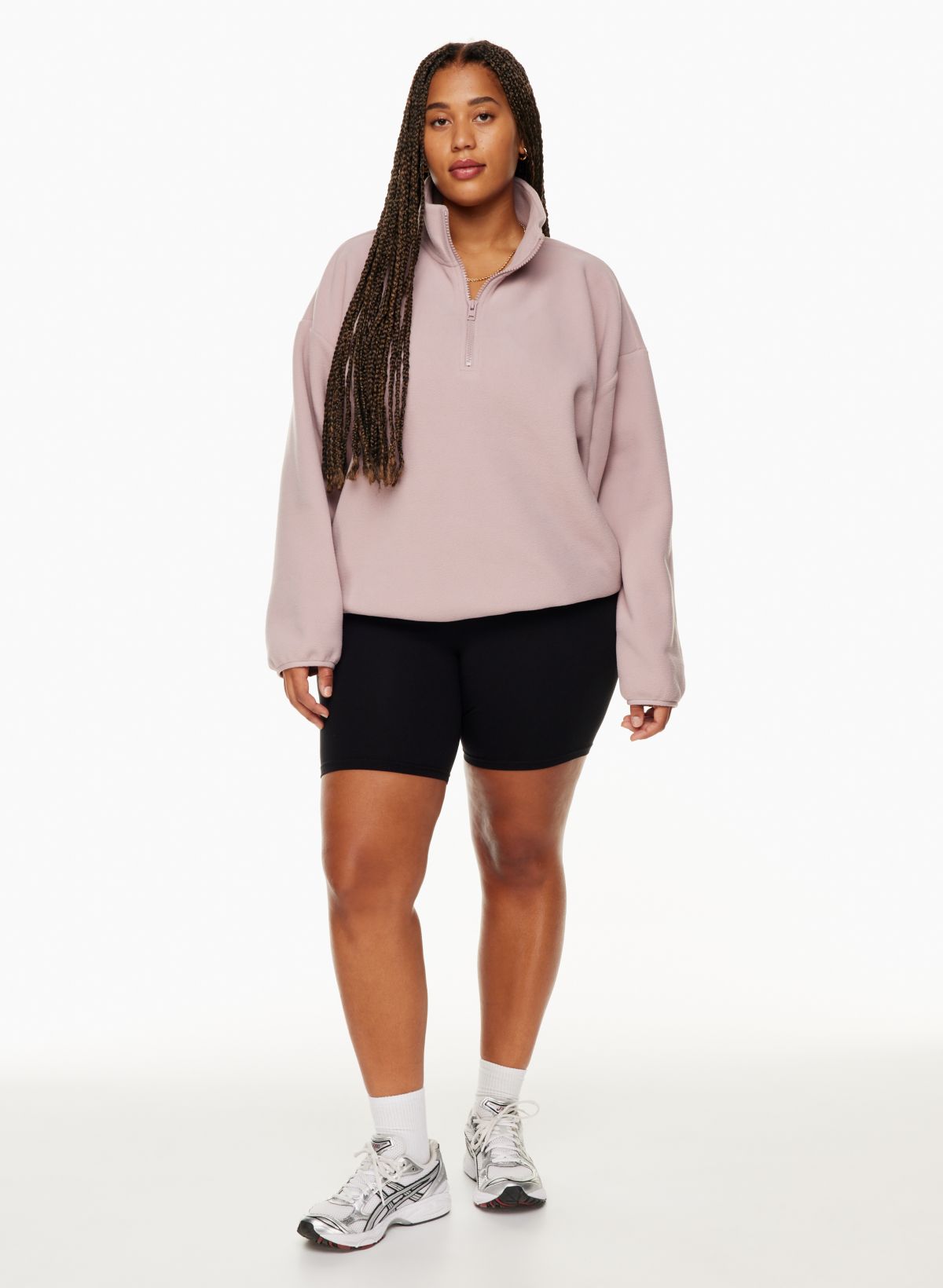 This Cute Quarter-Zip Oversized Sweater Is on Sale