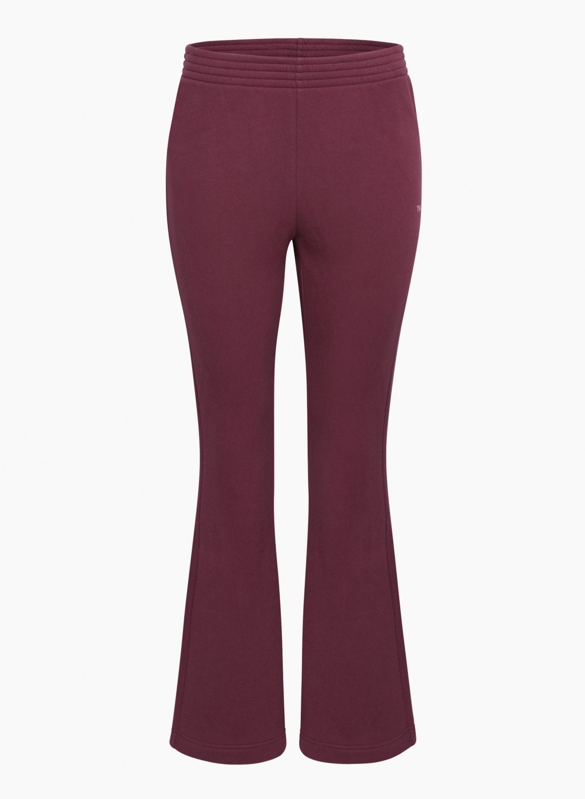 High-Waisted Cozy Rib-Knit Flared Lounge Pants for Women